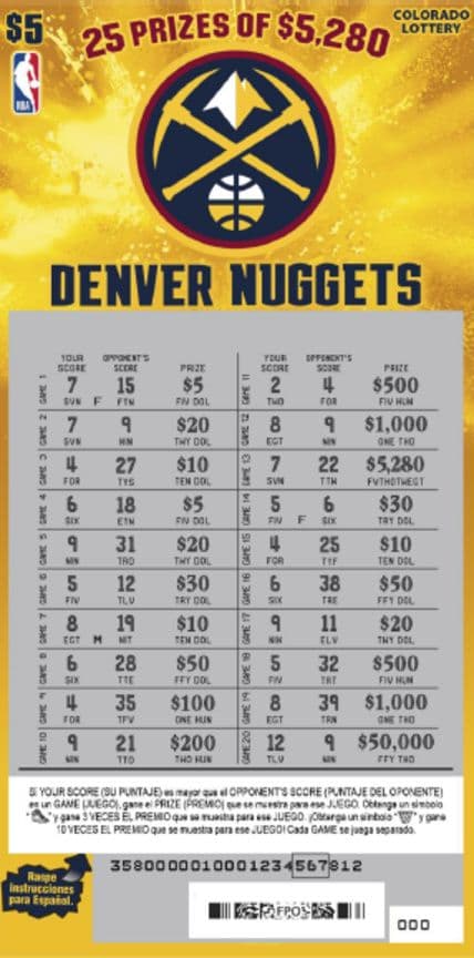 Product Image of Denver Nuggets lottery
